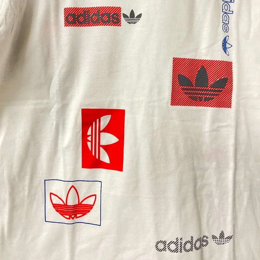 NWT!‎ adidas Multi Hit White Youth Tee